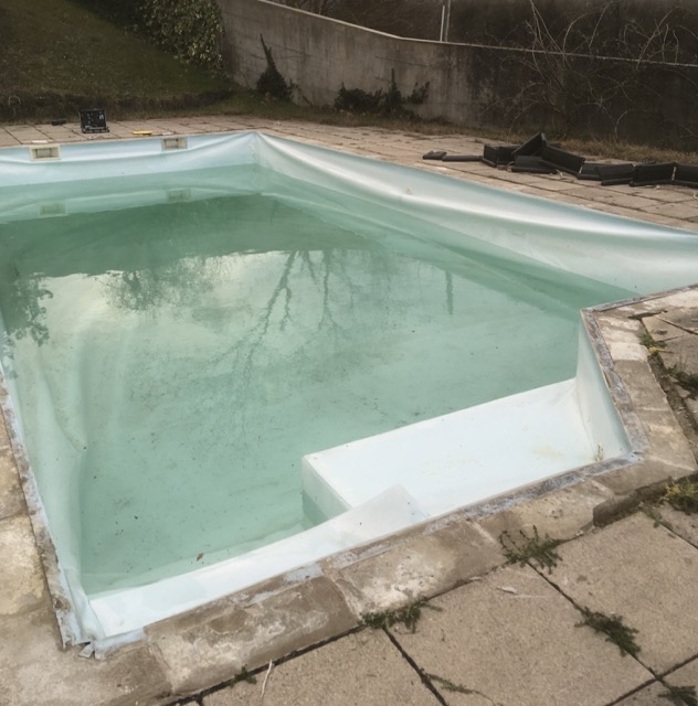 renovation piscine liner armé