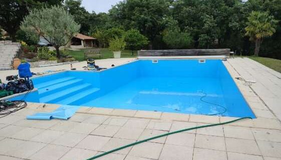 renovation piscine drome après